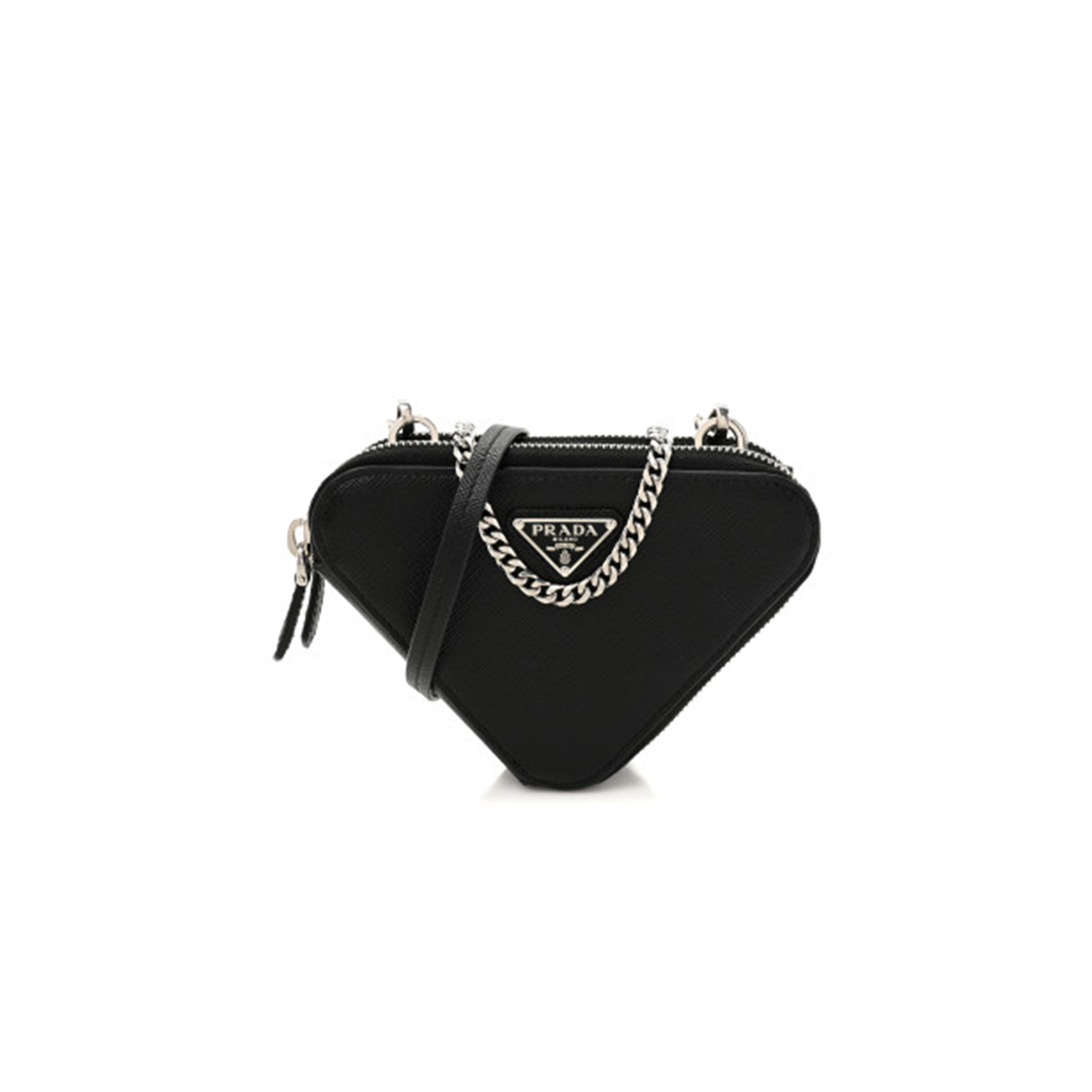 PRADA SAFFIANO LEATHER MINI POUCH 1NR015 (15*10cm)